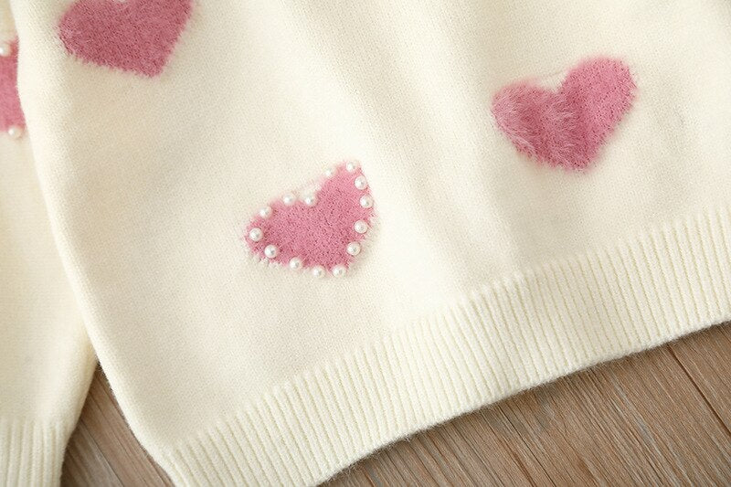 Jersey Suéter Invierno Corazón