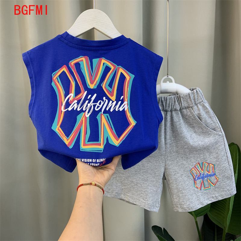Conjunto infantil NY California de manga corta