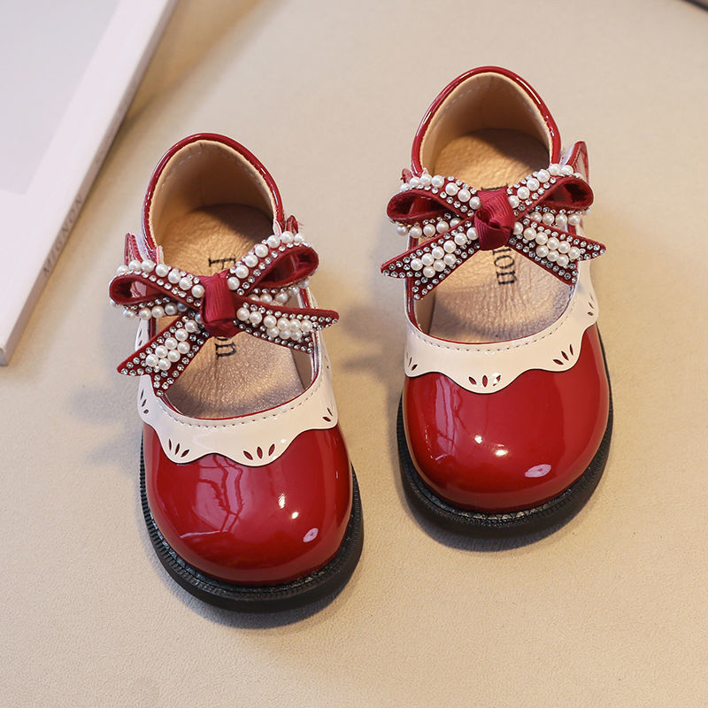 Barniz para zapatos infantil Lazo Perlas