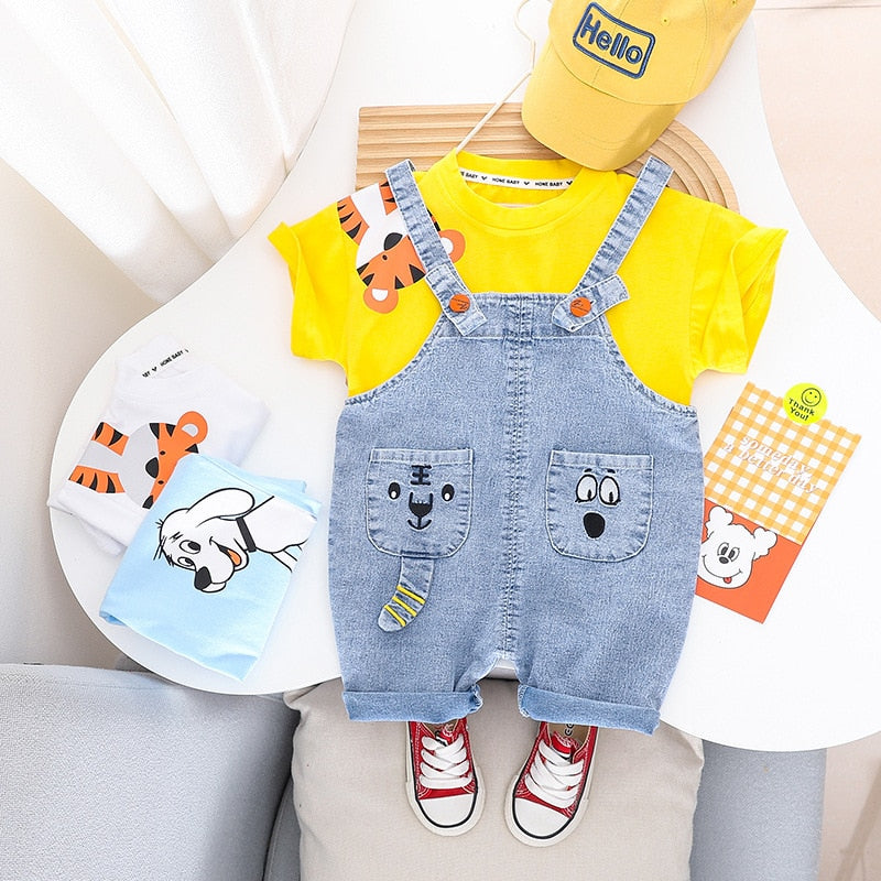 Conjunto Infantil Peto Estampado Animal