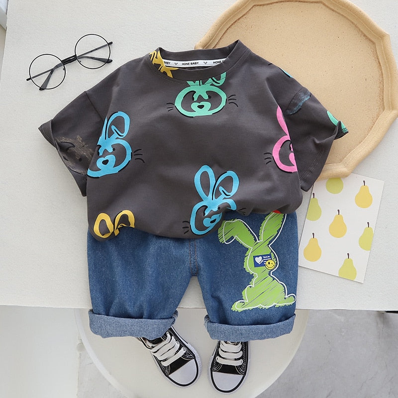 Conjunto Infantil Conejo Colores