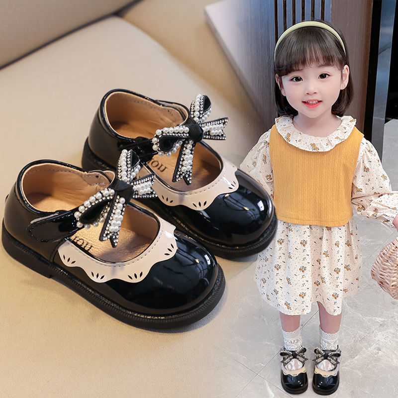 Barniz para zapatos infantil Lazo Perlas