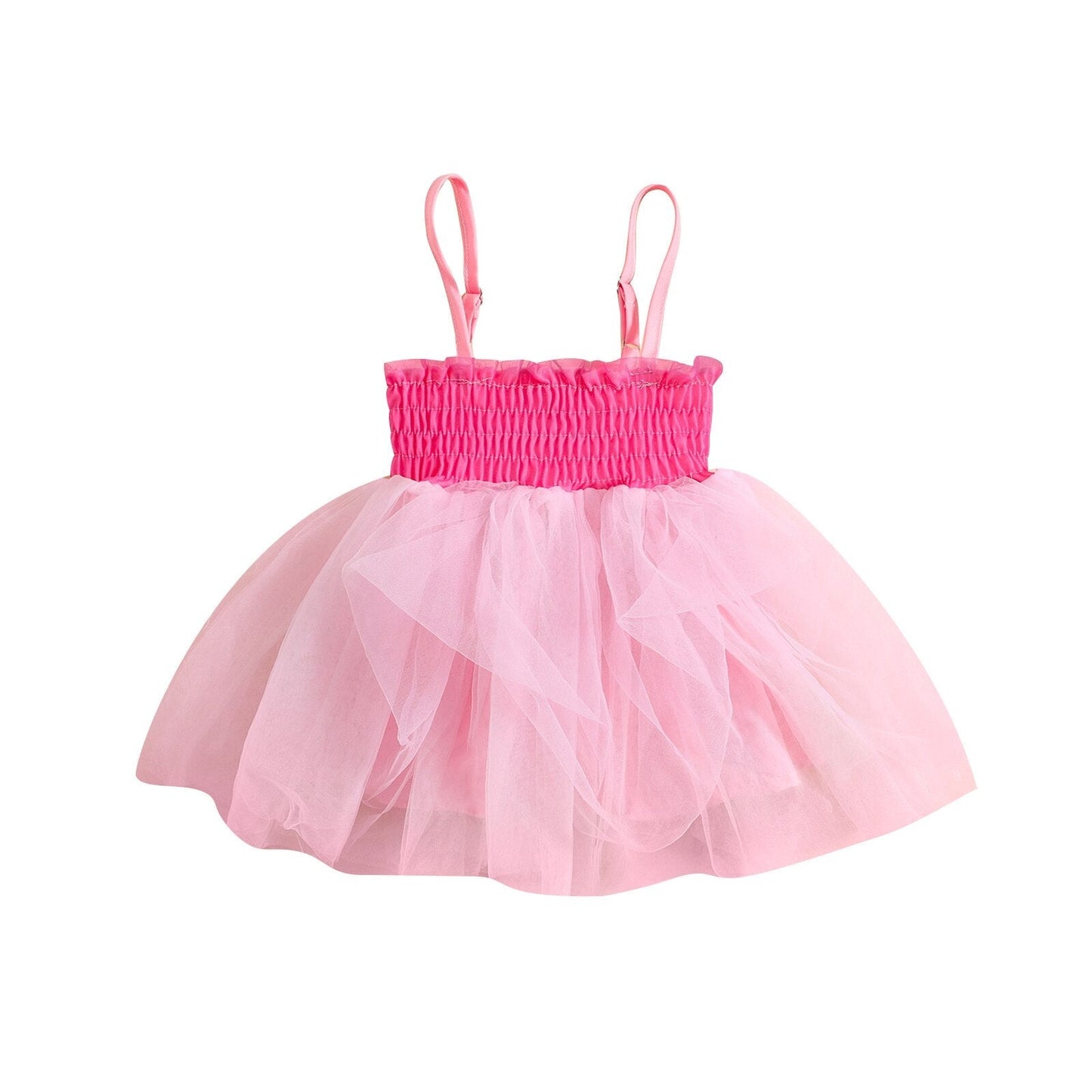 Vestido Infantil Tirante Tul