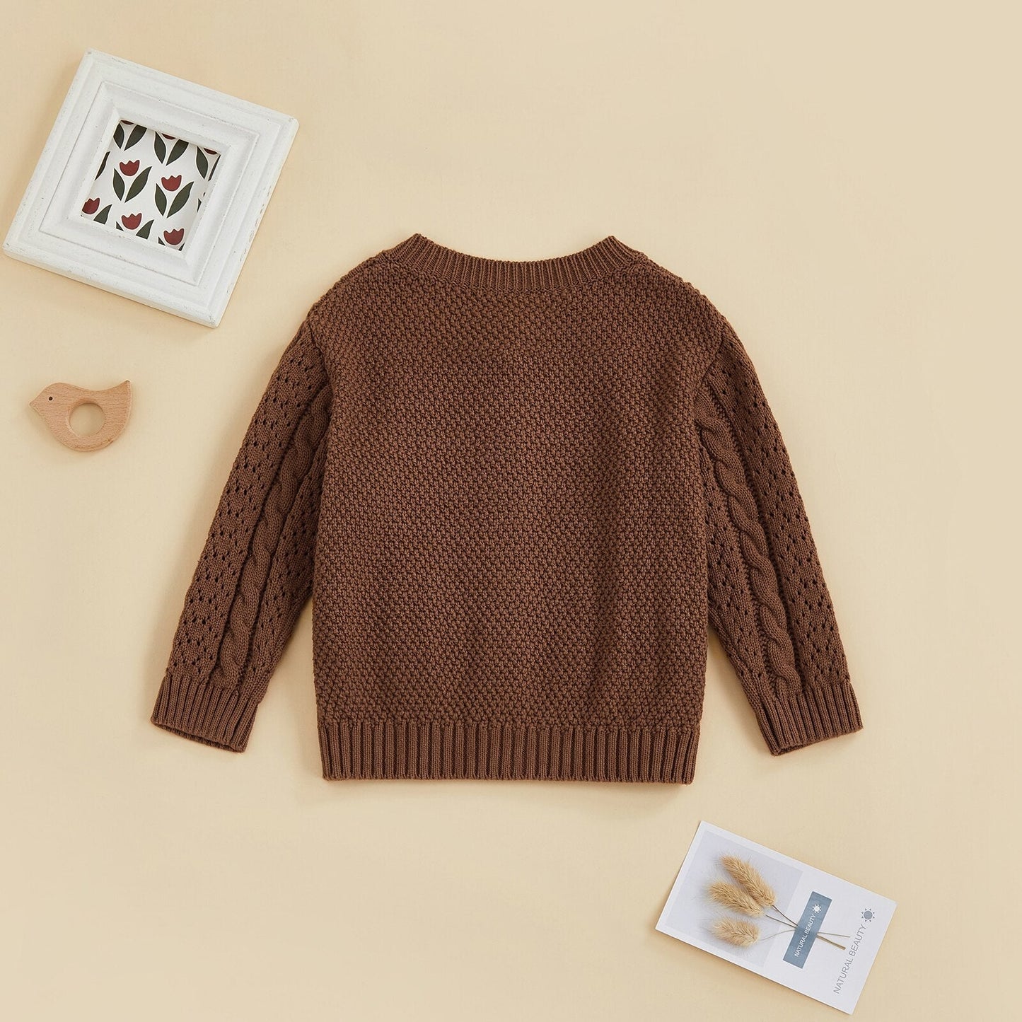 Cárdigan Infantil Flores