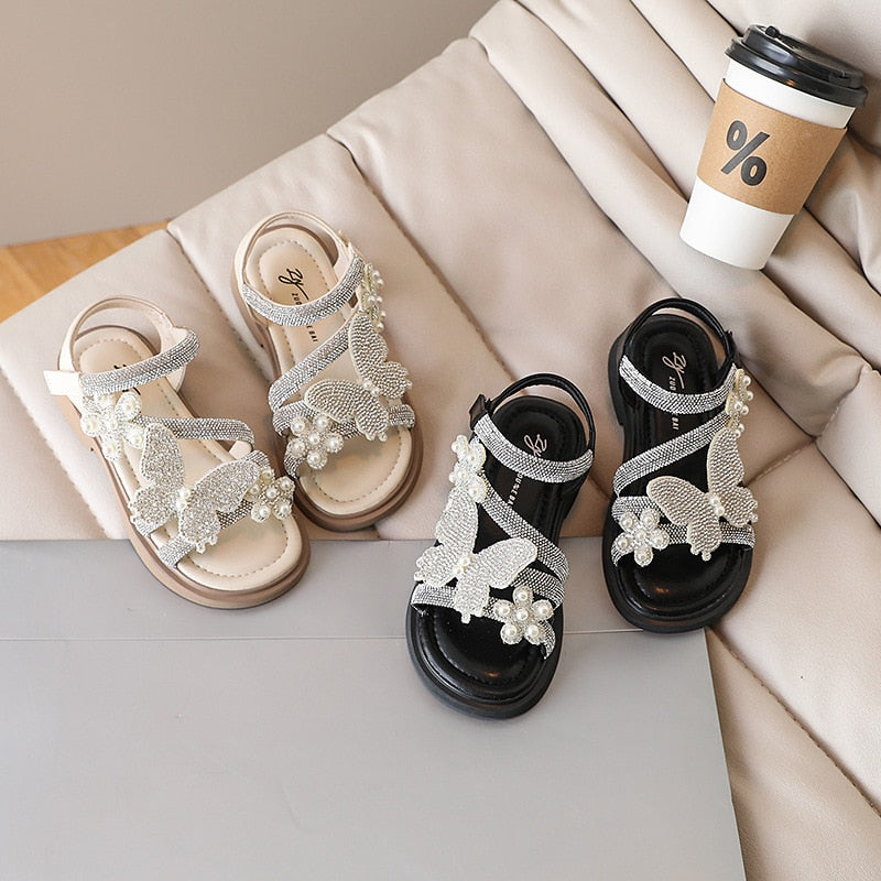 Sandalia Mariposa Brillo