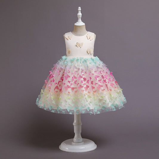 Vestido de Fiesta Infantil Mariposas