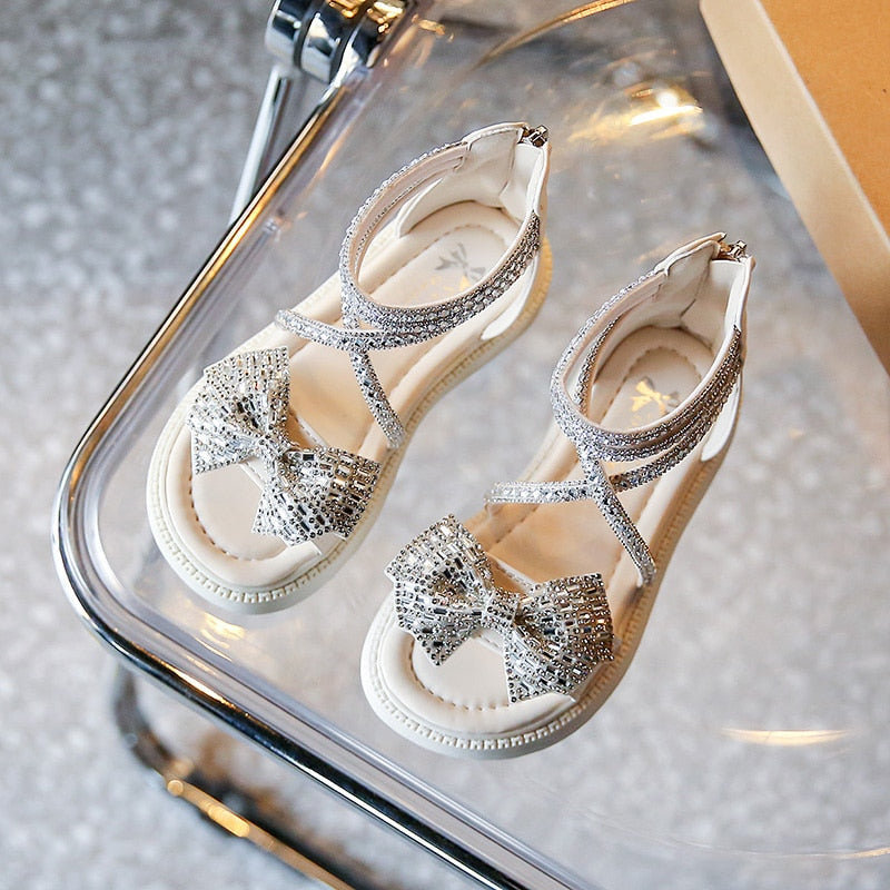 Sandals Sparkly Glimmer Narrow Band Children