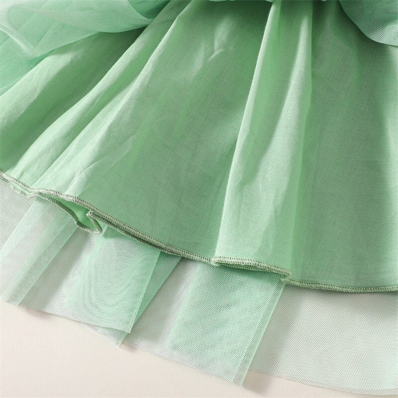 Vestido Fiesta Infantil Tul Ala Mariposa