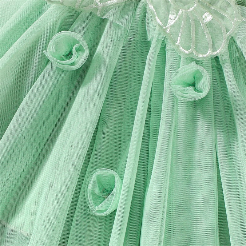 Vestido Fiesta Infantil Tul Ala Mariposa