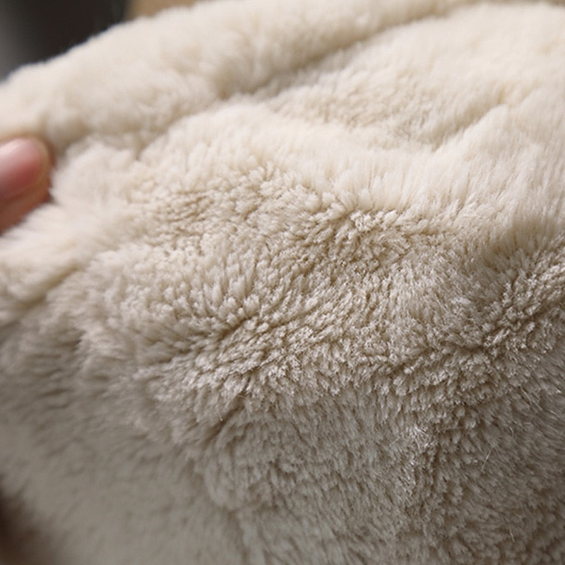 Chaqueta vaquera Lazo Piel Con capucha Terciopelo Ropa de abrigo gruesa para bebé