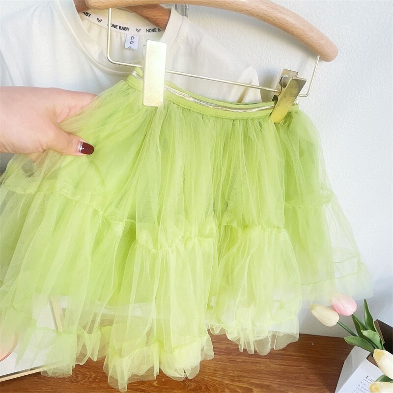 Conjunto de dos piezas con tutú de flores dulces