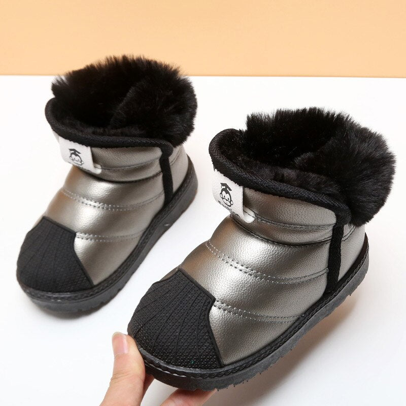 Bota Felpa Infantil Suela Goma