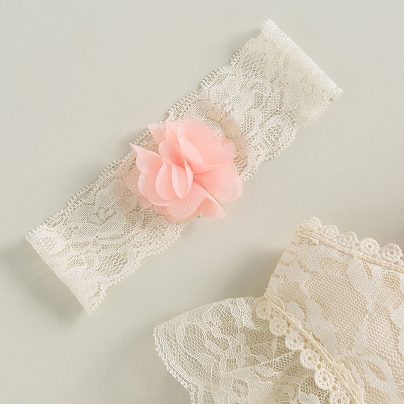 Vestido mameluco con diadema