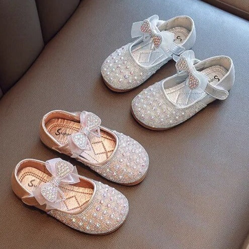Zapatillas Infantiles Lazo Brillante