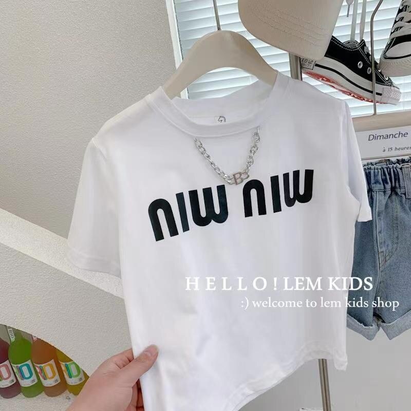 Camiseta para el set para niños + pantalones cortos de jeans