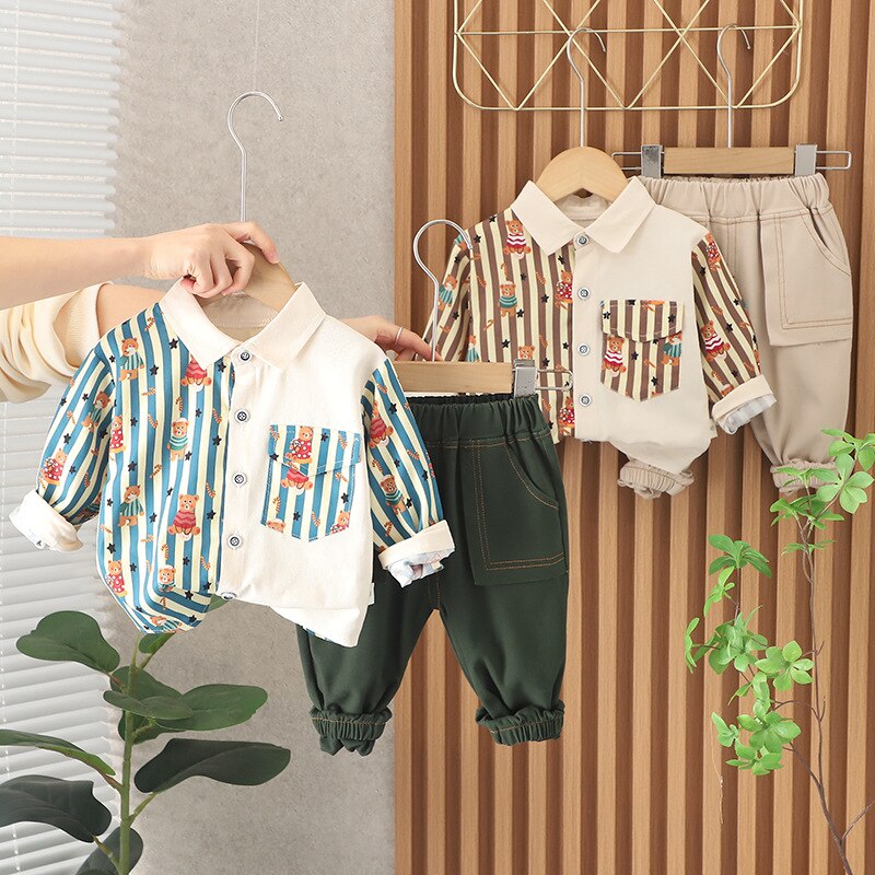 Conjunto Infantil Camisa Oso