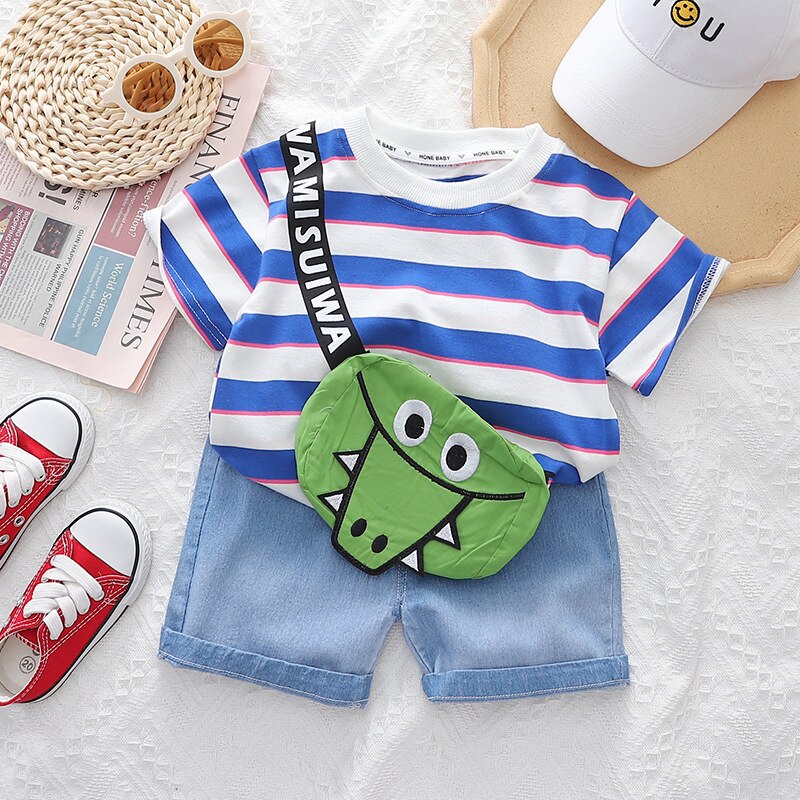 Children's Set Alligator Bag Appliqué