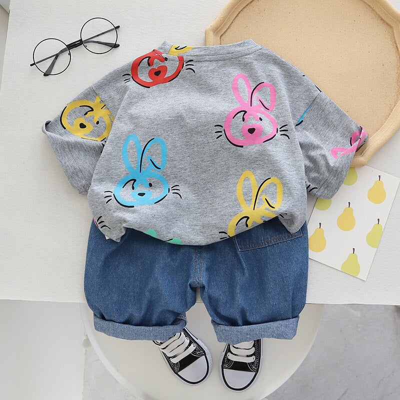 Conjunto Infantil Conejo Colores