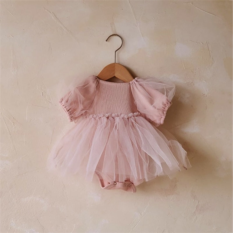 Vestido Infantil Body Tul