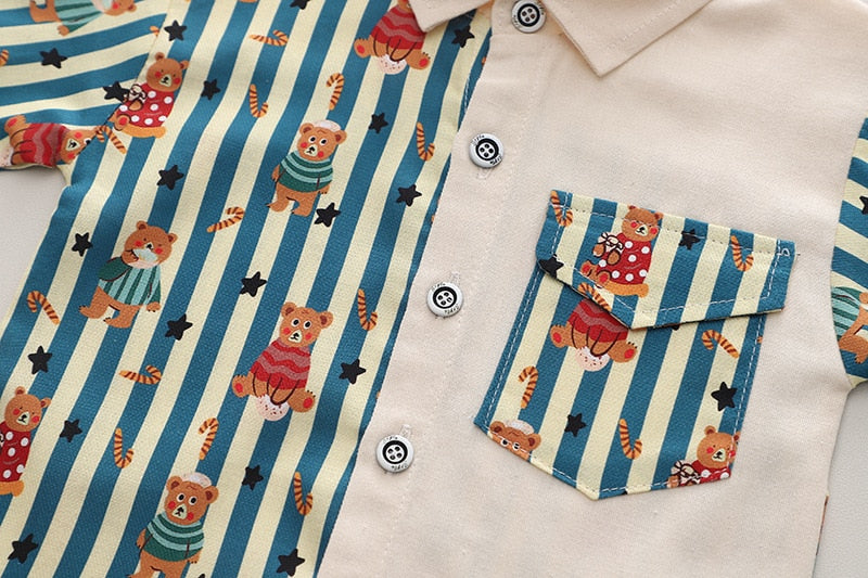 Conjunto Infantil Camisa Oso
