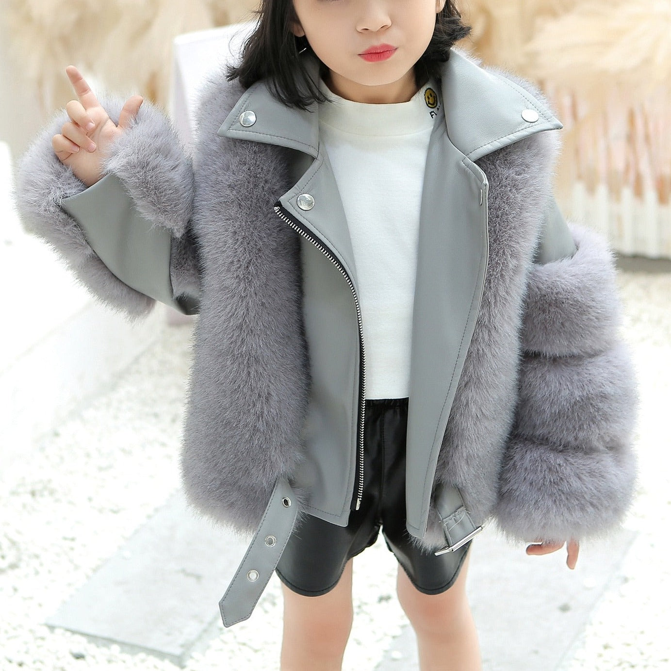 Chaqueta de Cuero Infantil Stilo