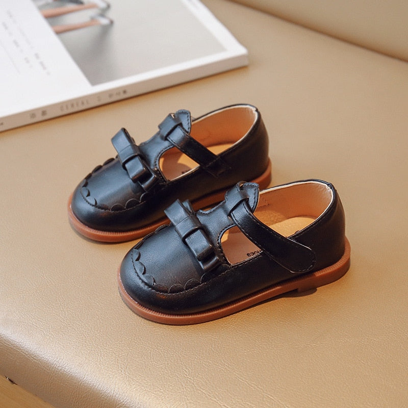 Zapatos de cuero con doble lazo