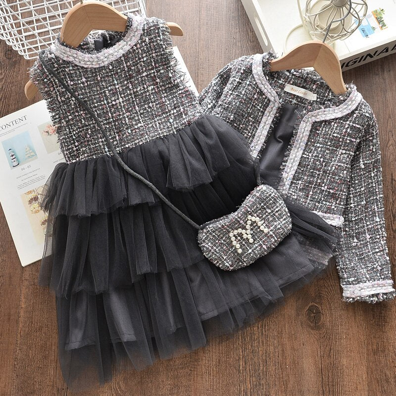 Vestido infantil princesa elegante