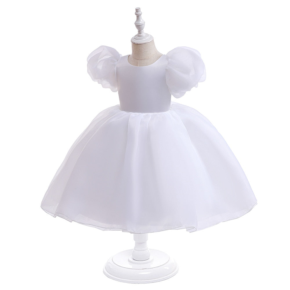 Vestido Infantil Tul Abullonado