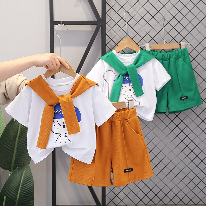 Conjunto Infantil 2 Piezas Manga Corta