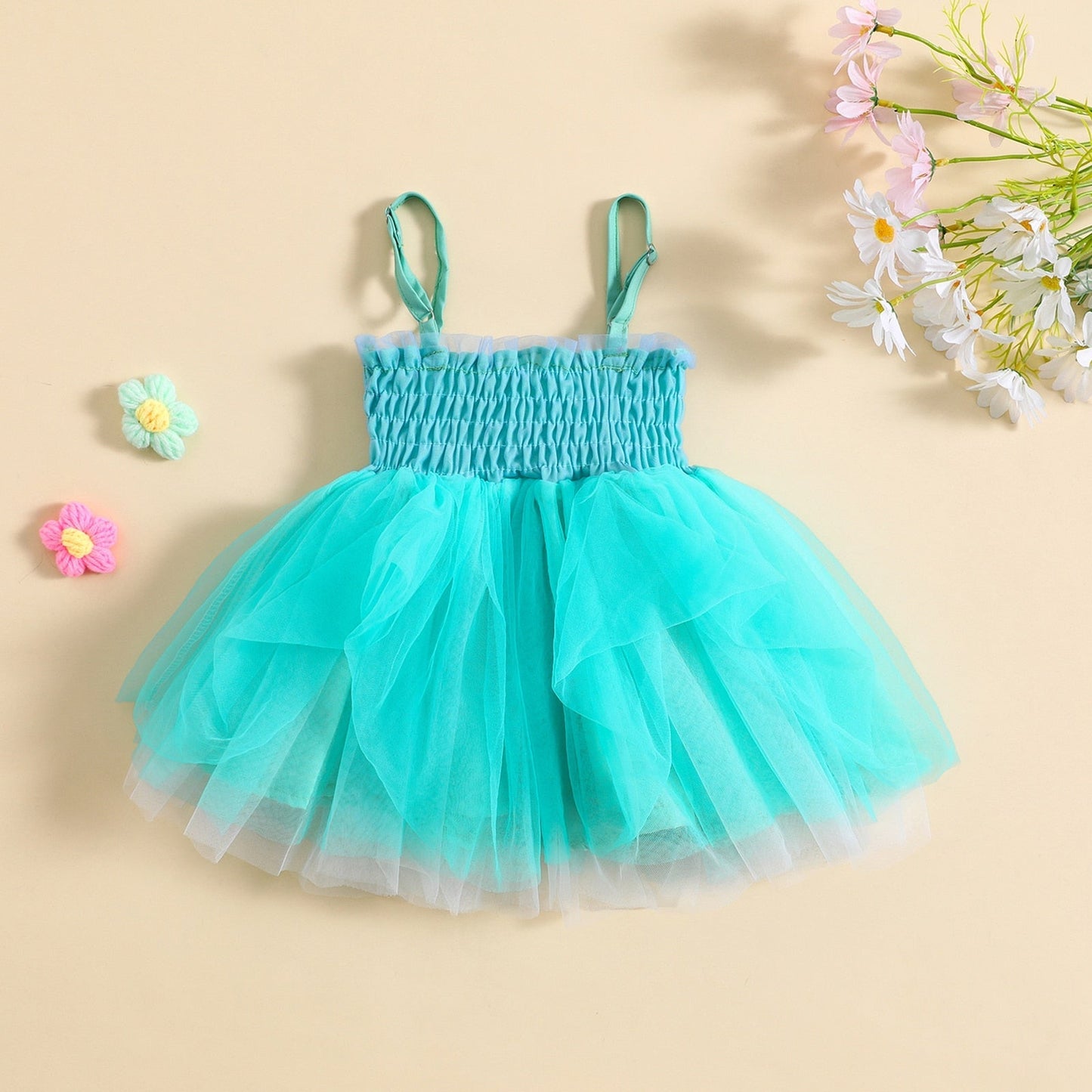 Vestido Infantil Tirante Tul