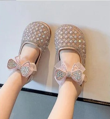 Zapatillas Infantiles Lazo Brillante