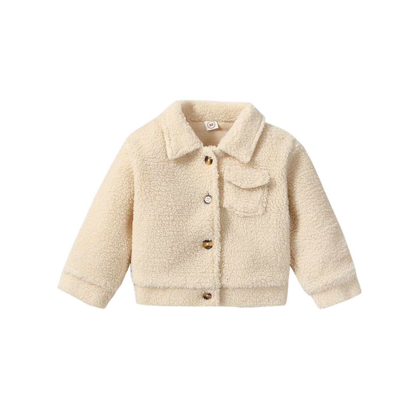 Abrigo de felpa para niños