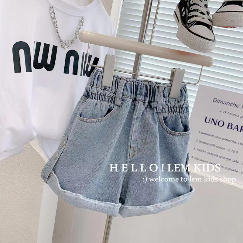 Camiseta para el set para niños + pantalones cortos de jeans