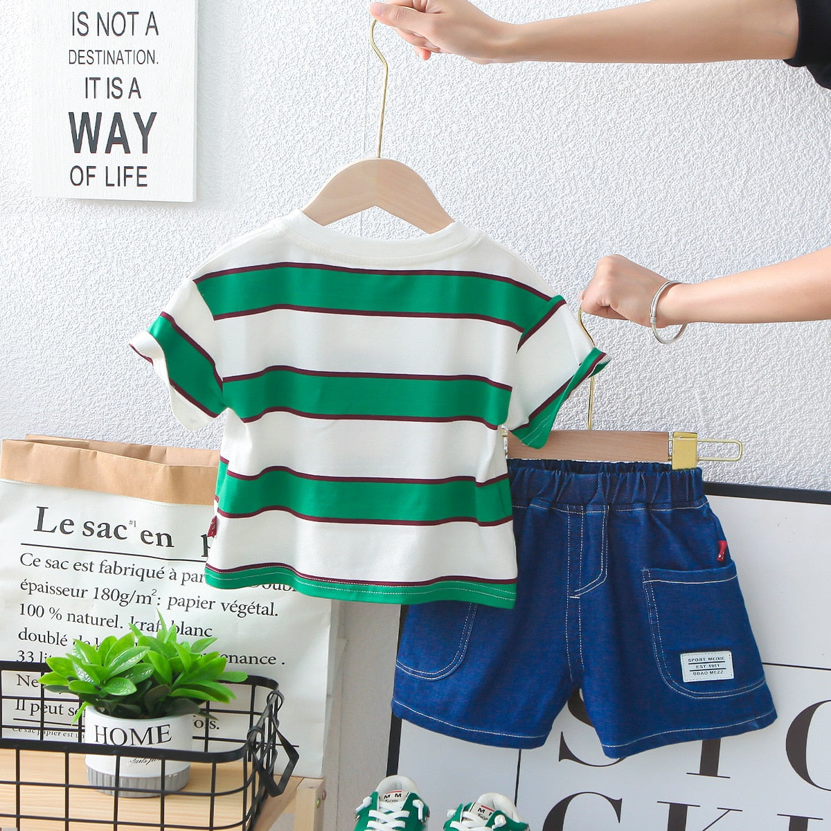 Conjunto Infantil Estampado Hot Dog