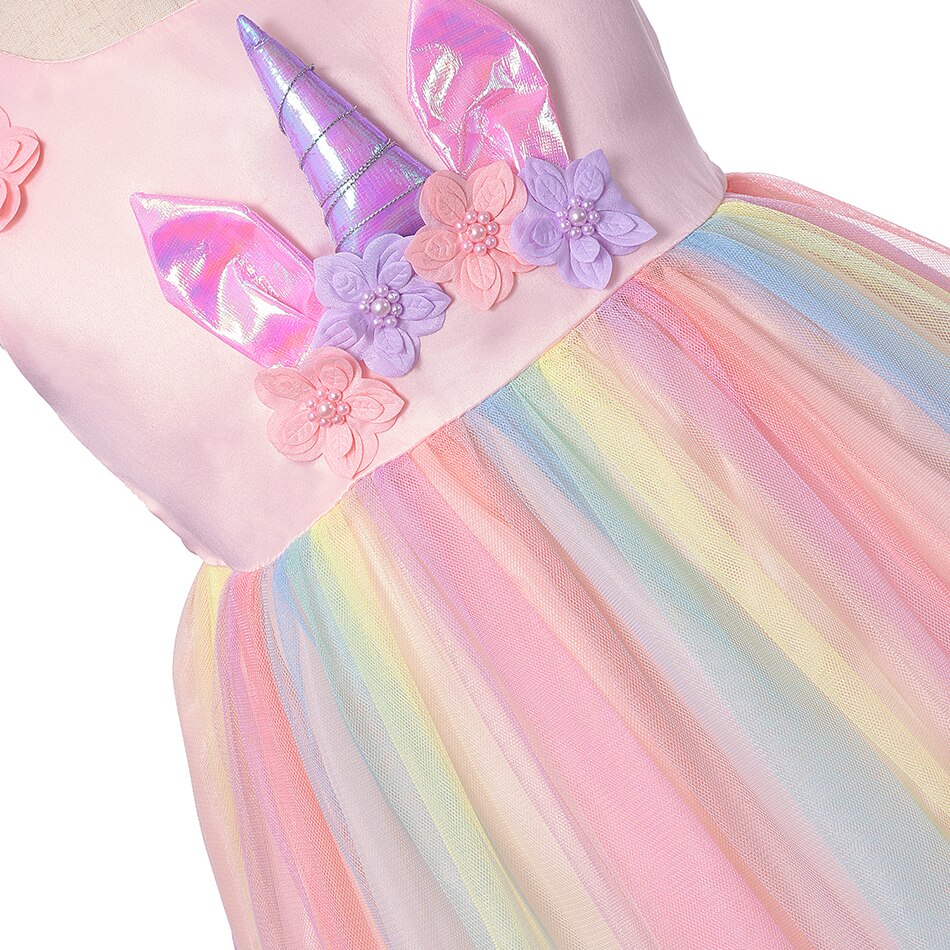 Vestido de Fiesta Infantil Unicornio