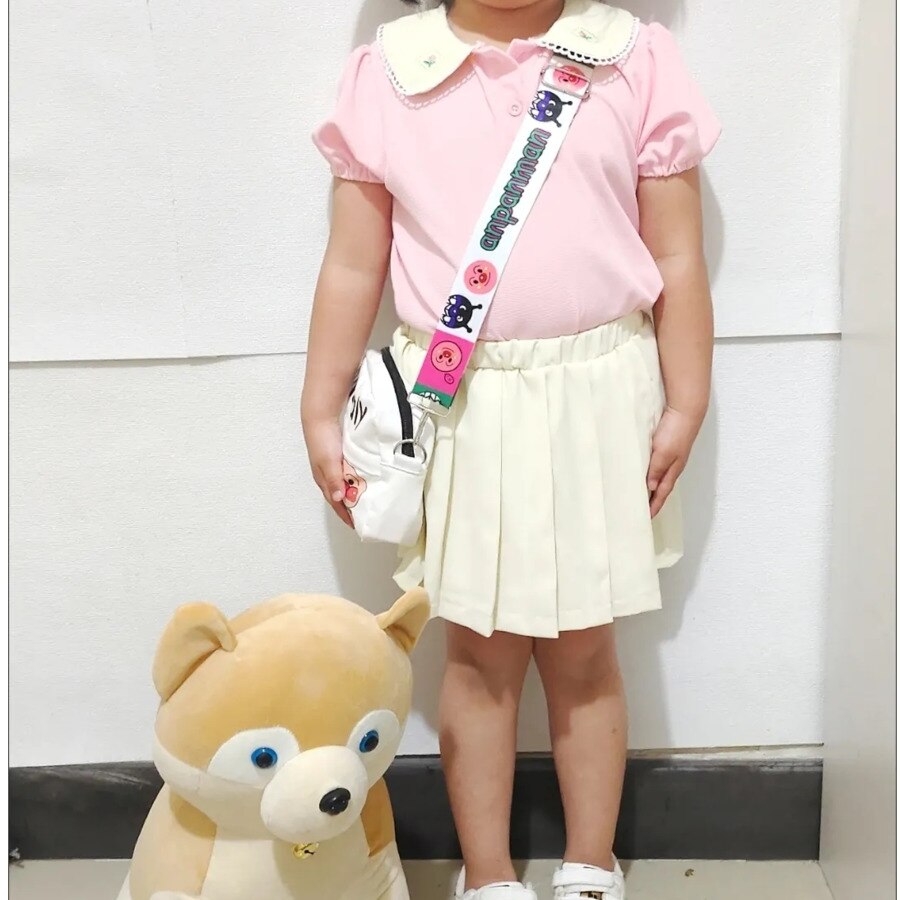 Conjunto plisado rosa de verano, top pequeño de 2 piezas + faldas