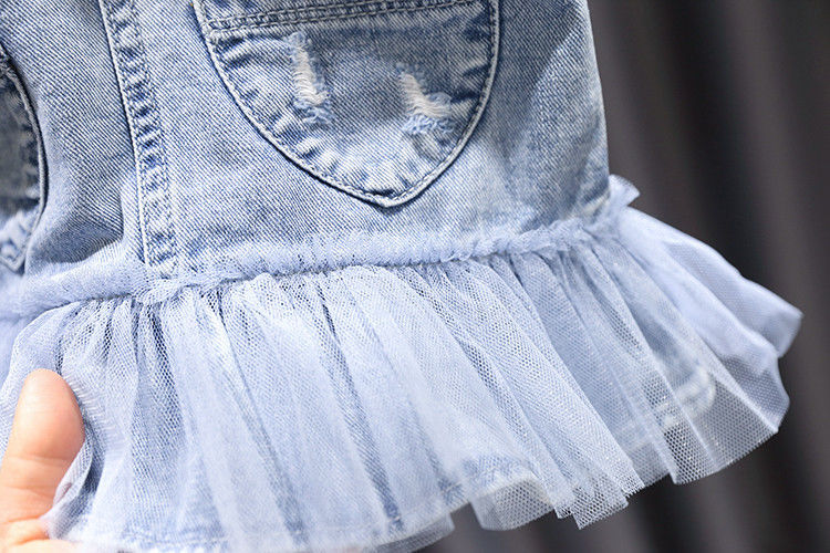 Conjunto vestido tirantes denim