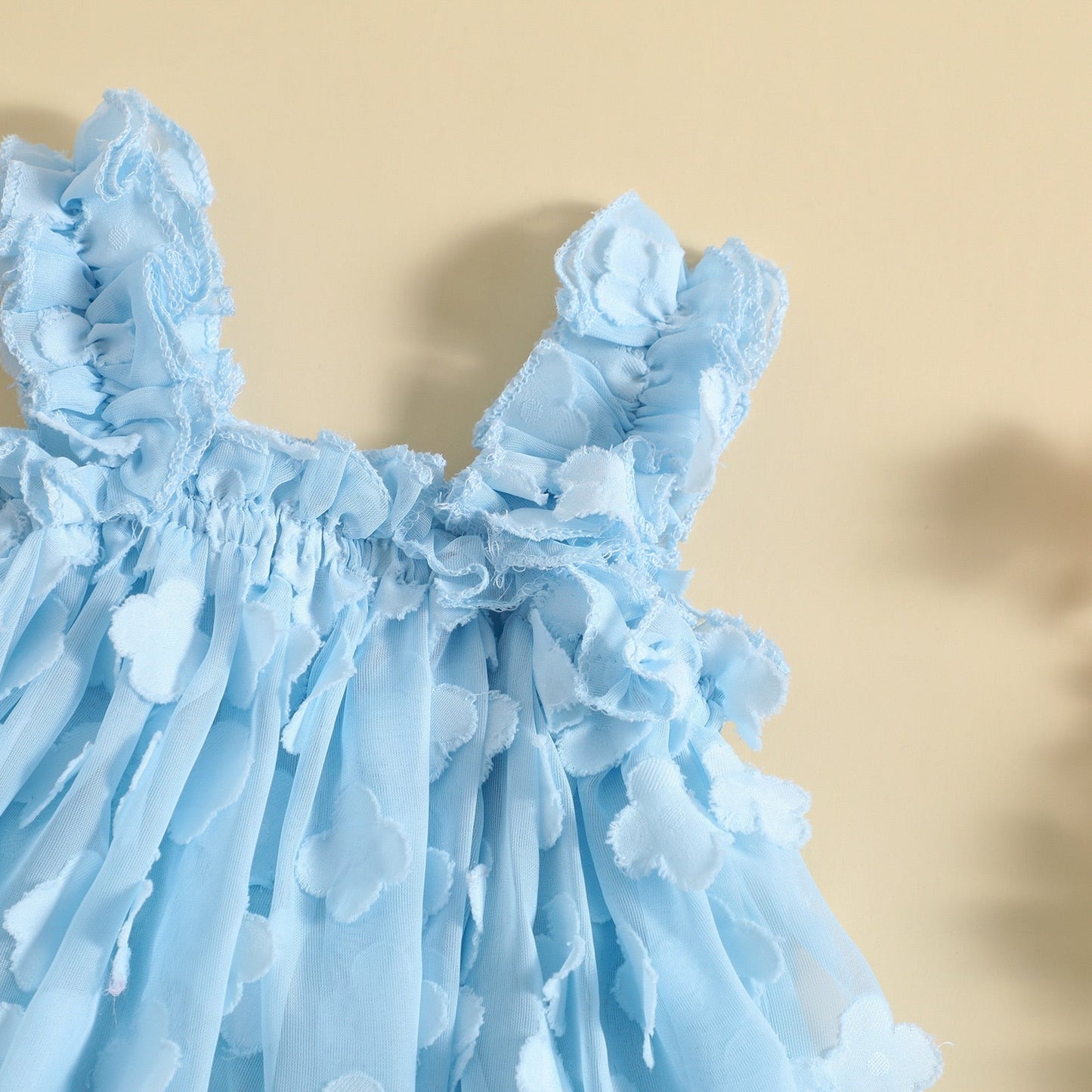 Vestido, Flor Plisada