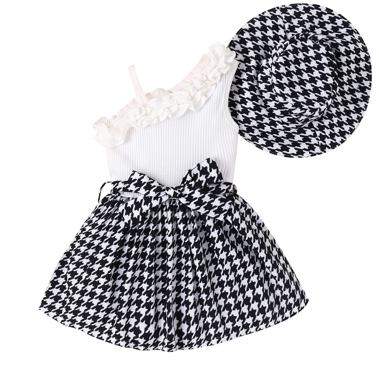 Vestido Sin Mangas Un Vestido Con Sombrero Ropa De Verano