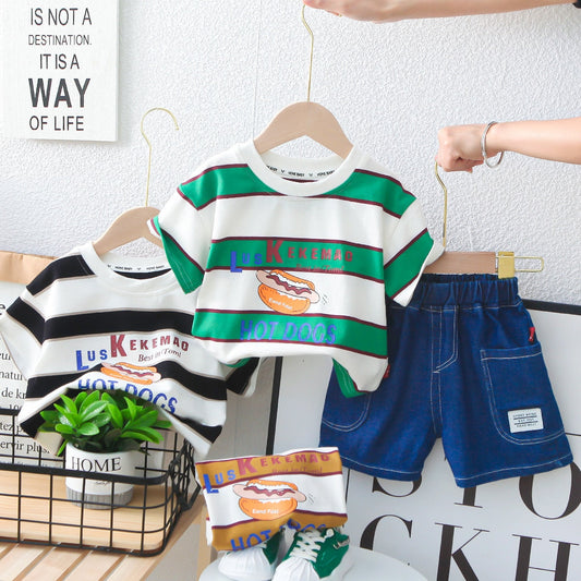Conjunto Infantil Estampado Hot Dog