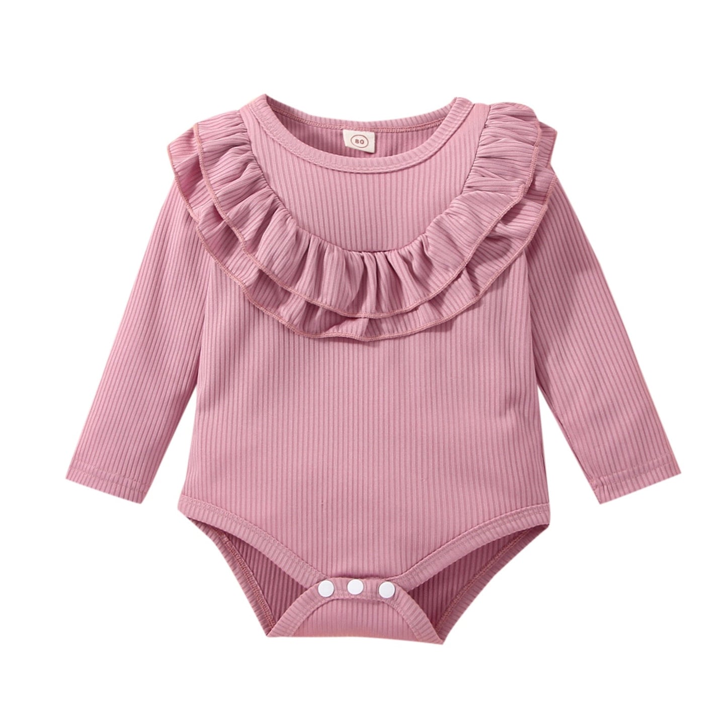 Body Infantil Cuello Volantes