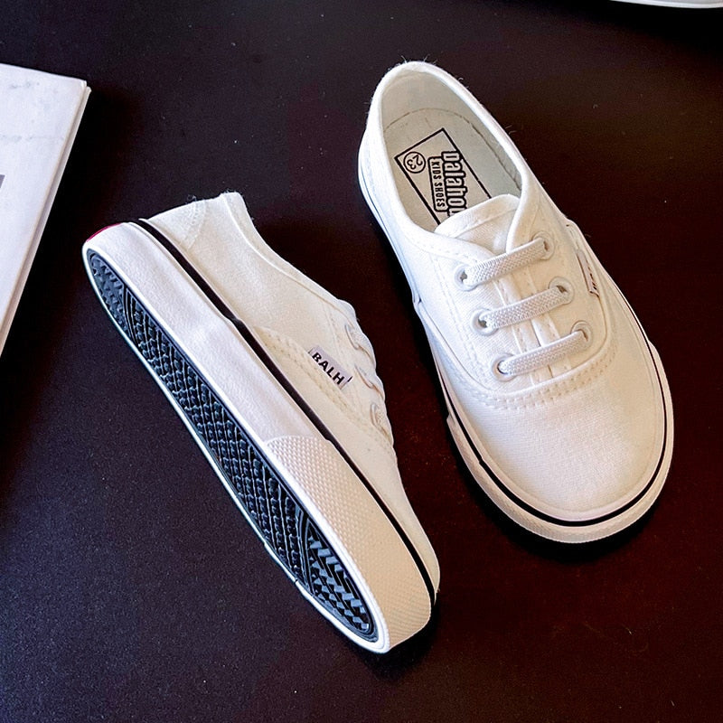 Zapatillas Infantiles Suela Blanda Cordones