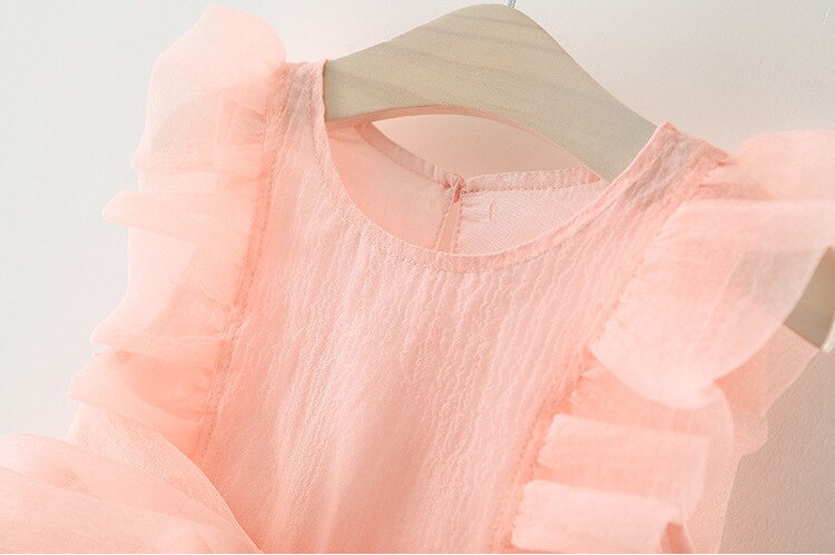 Vestido de menta/ rosa