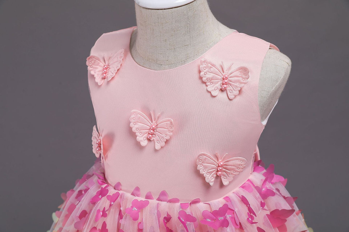 Vestido de Fiesta Infantil Mariposas