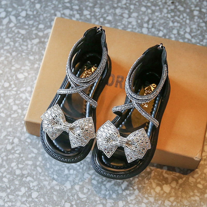 Sandals Sparkly Glimmer Narrow Band Children