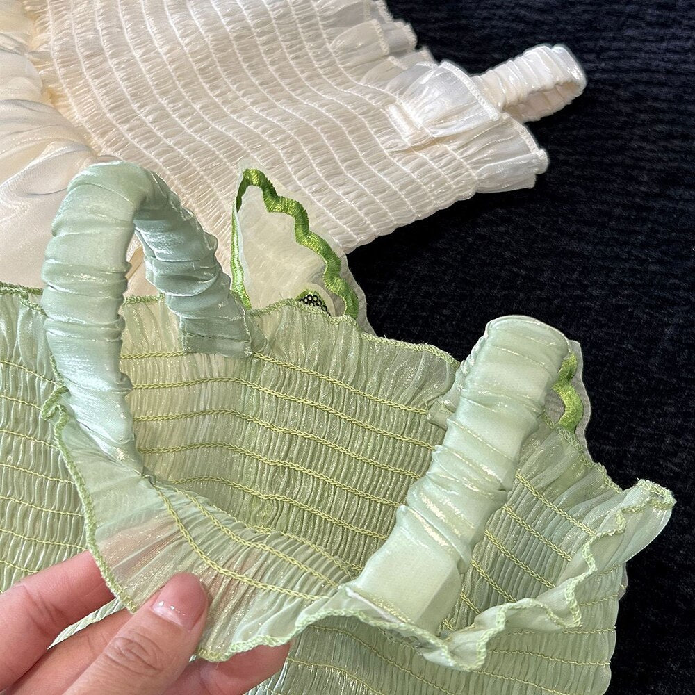 Vestido de Niña con Volantes de Mariposa