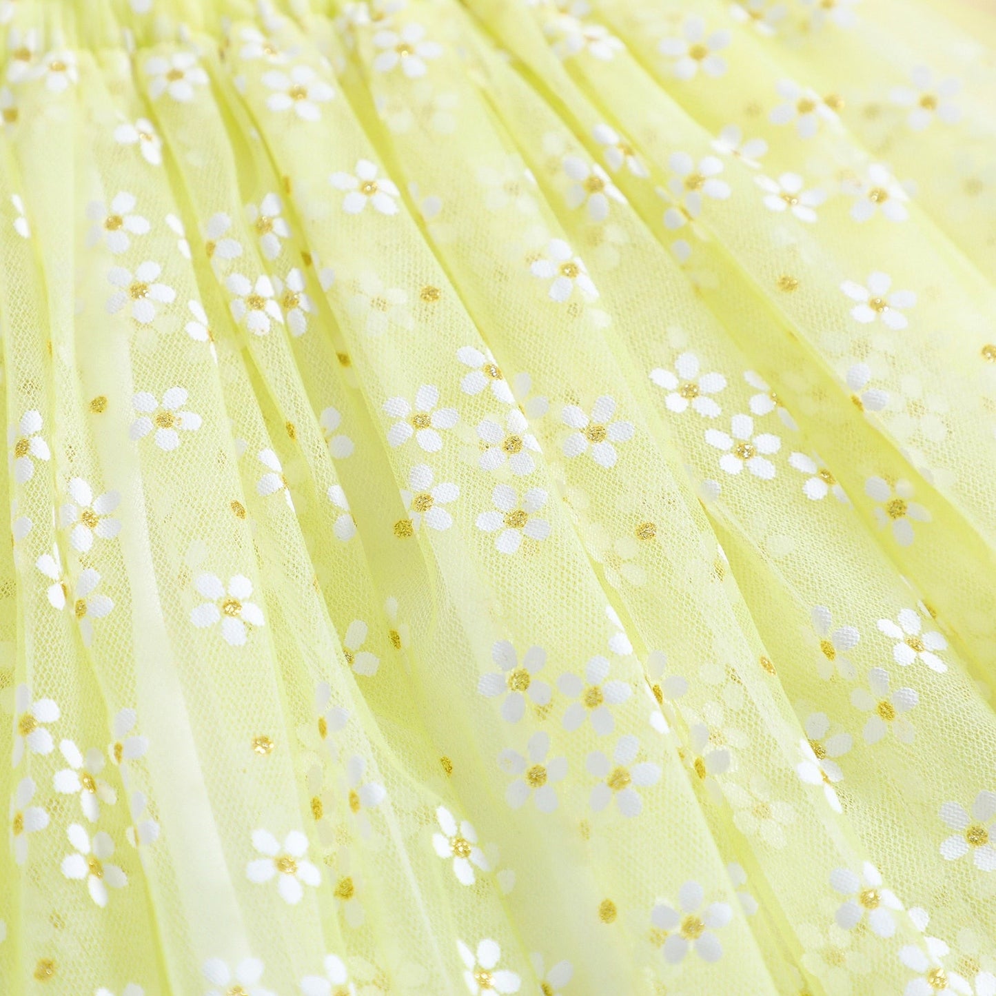 Vestido Infantil Tul Flores