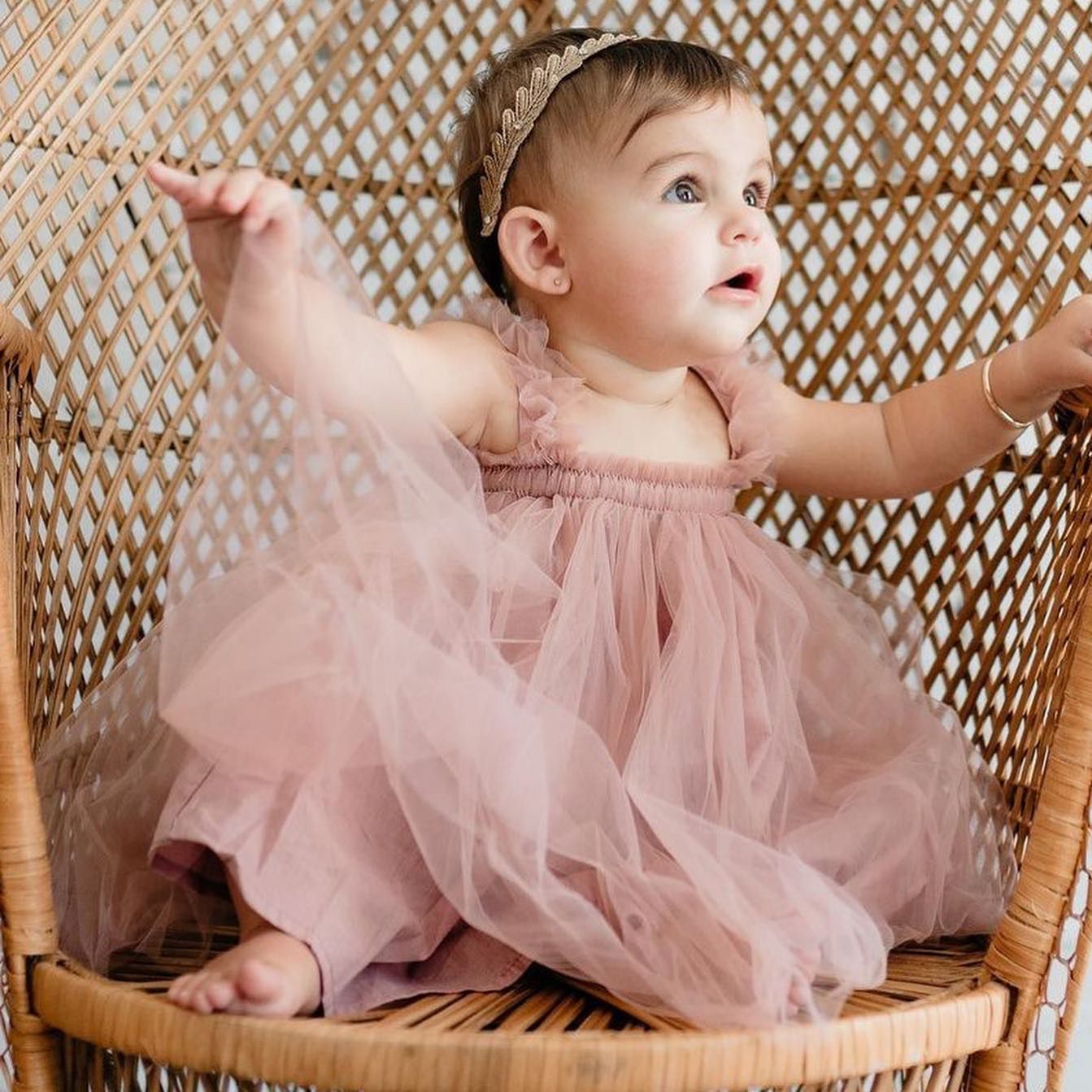 Vestido Infantil Tirante Tul