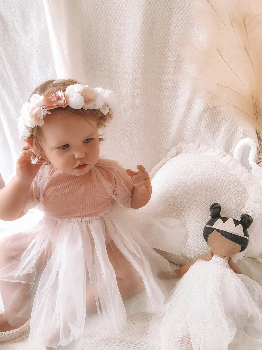 Vestido Infantil Body Tul