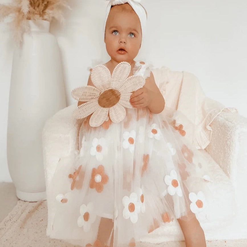 Vestido de tul para bebé Margarita